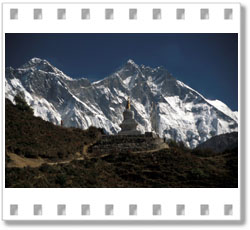 Mt. Everest und Lhotse